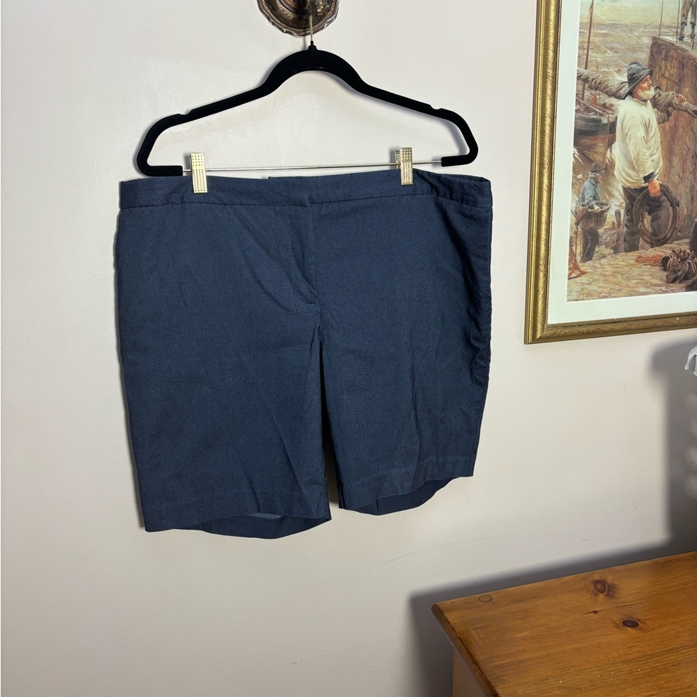 Mario Serrani Dark Blue Women's Bermudas